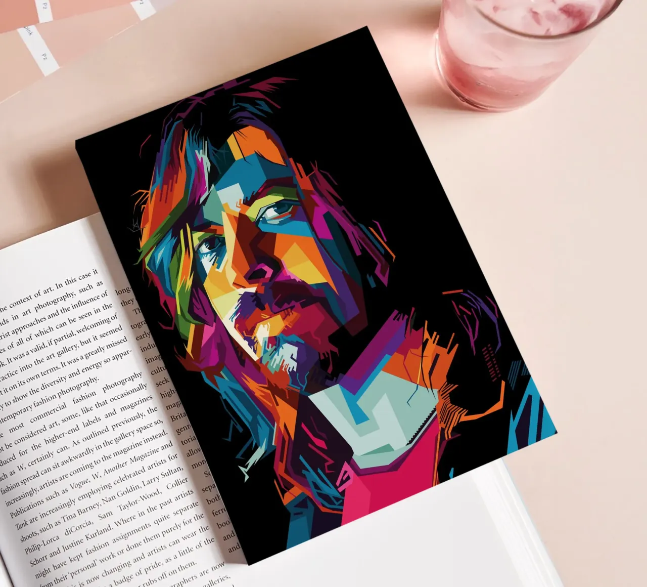 Dave Grohl Style WPAP notebook by SW Artwork