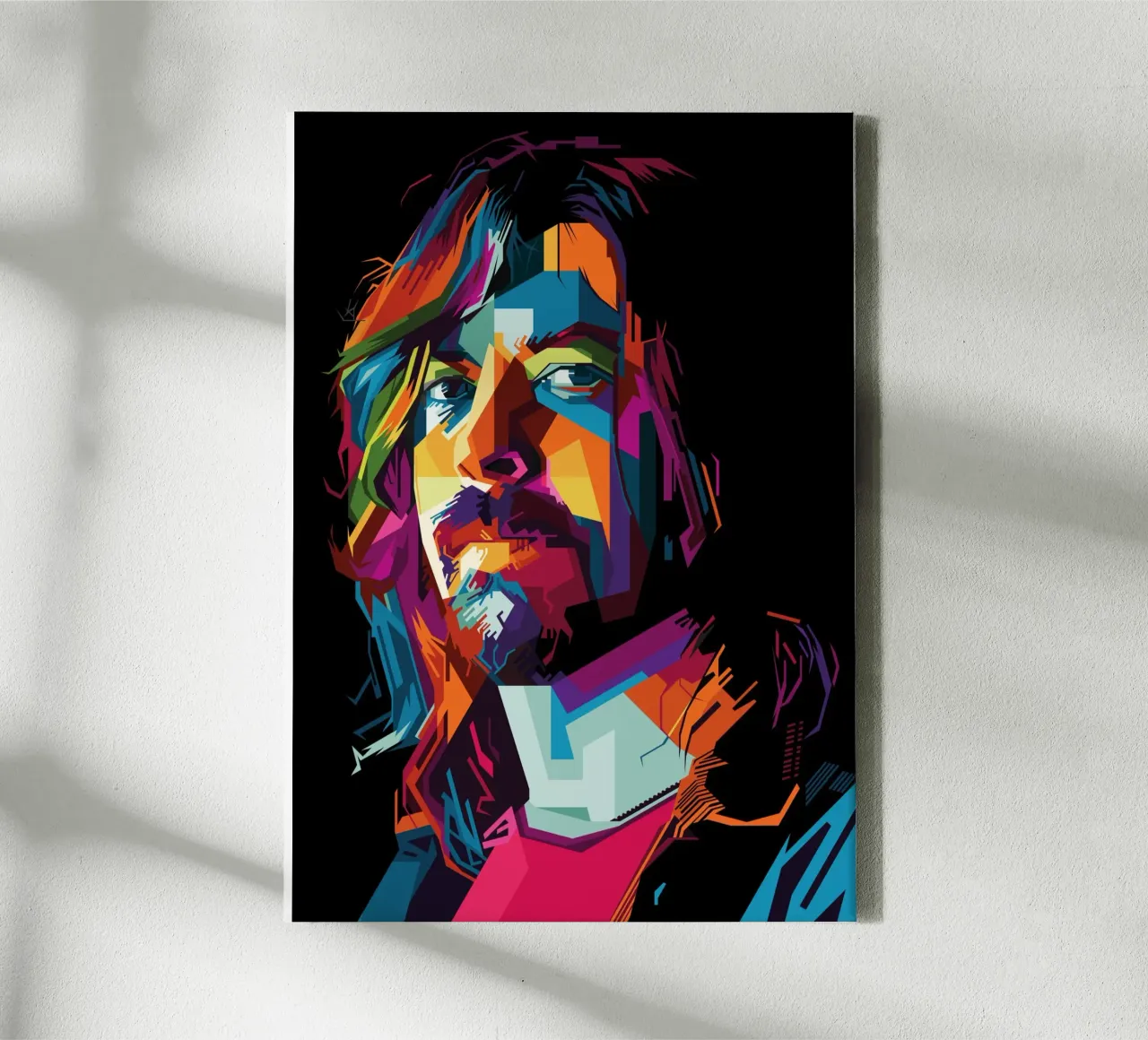 Dave Grohl Style WPAP canvas by SW Artwork