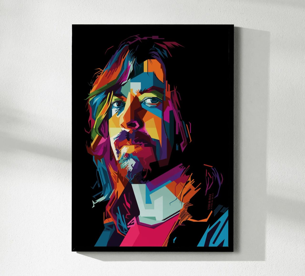 Stile Dave Grohl WPAP poster da SW Artwork