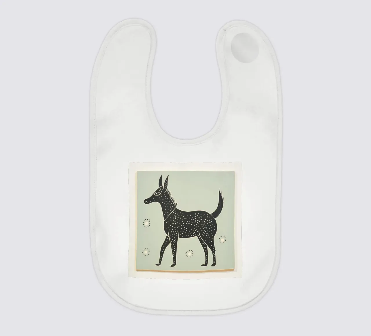 Mulo verde bavaglino da Minimal Animal Art