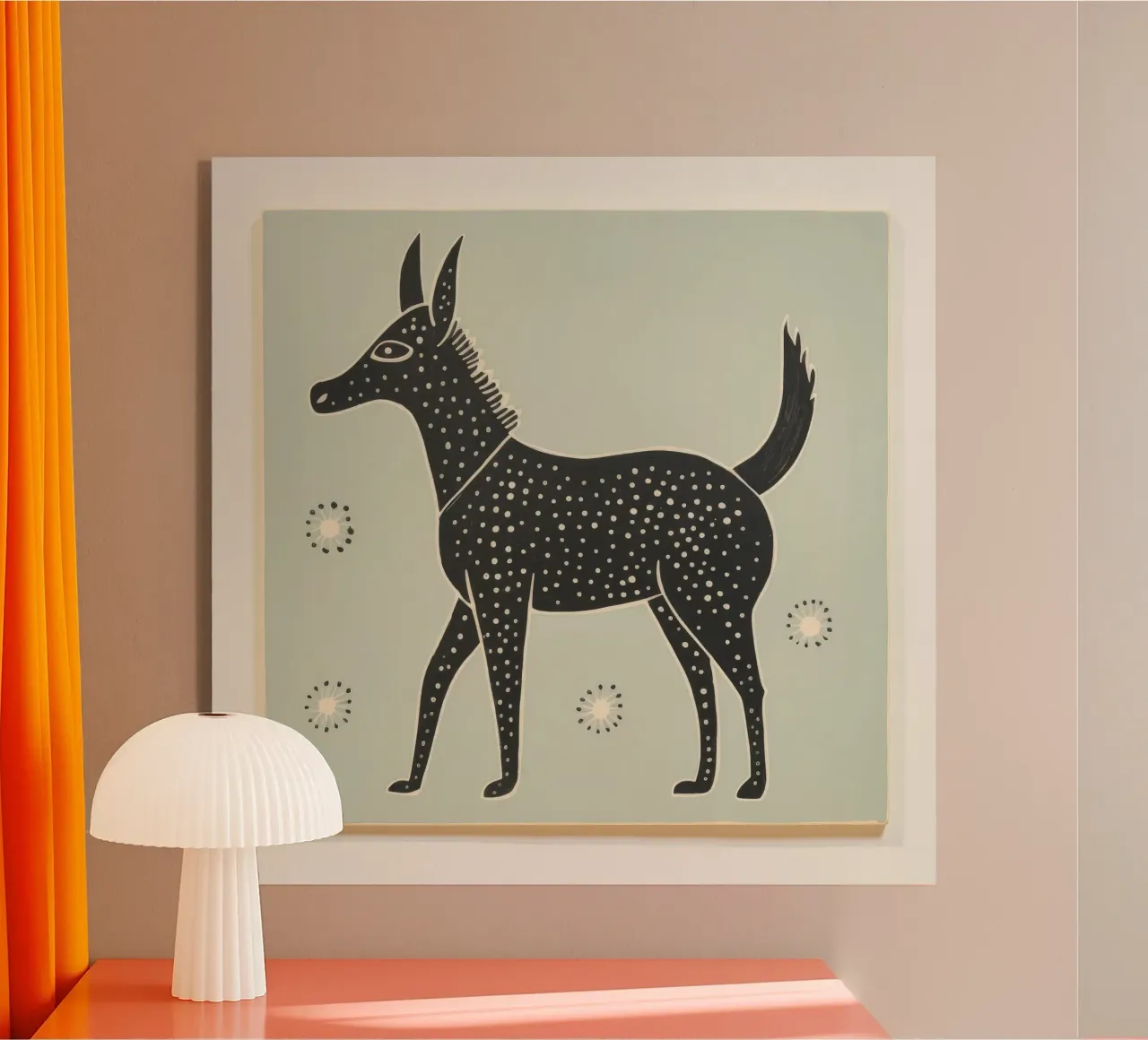 Mulo verde 1 plexiglass da Minimal Animal Art