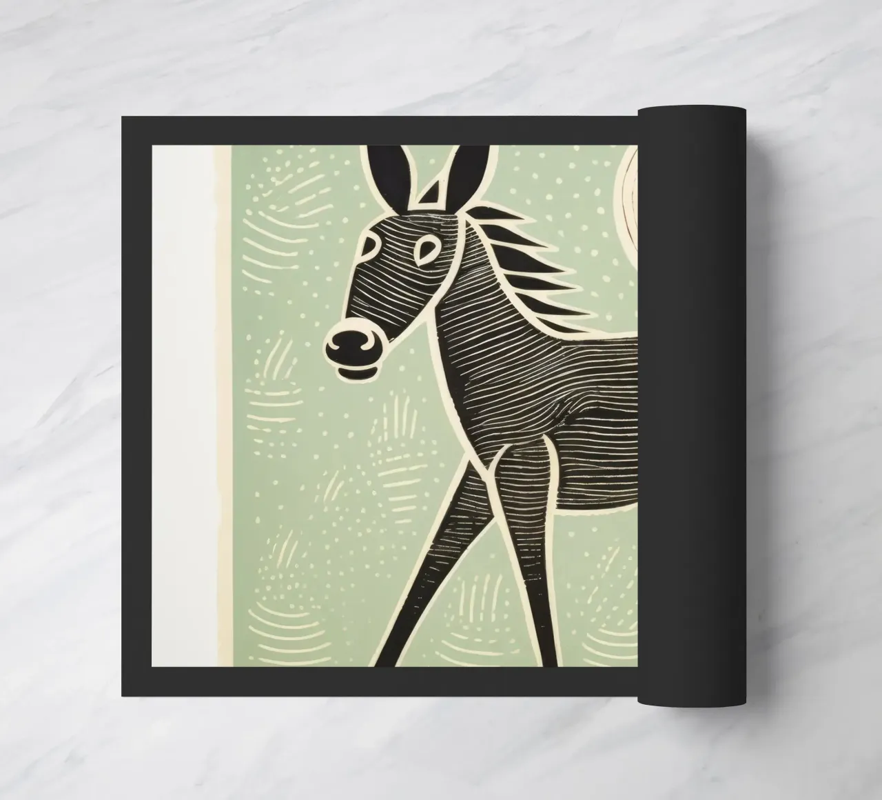 Mulo verde 2 zerbino da Minimal Animal Art