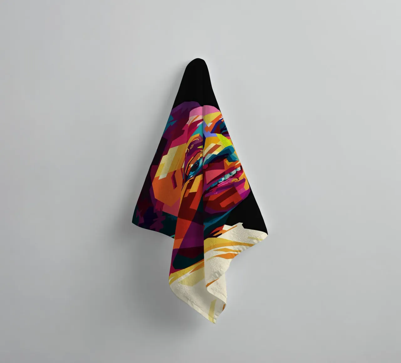 Pele Style WPAP towel by SW Artwork