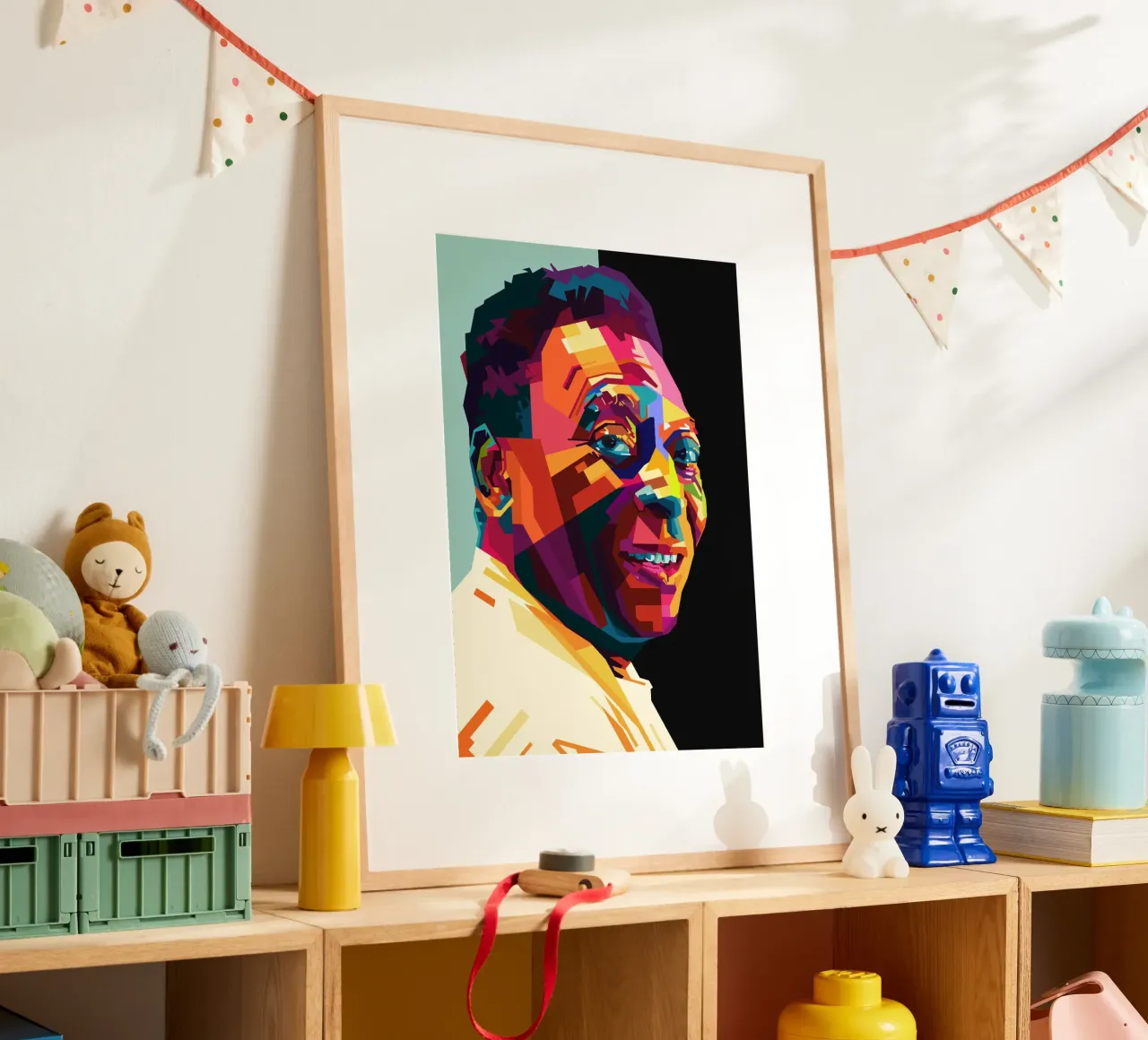 Stile Pele WPAP poster con telaio in plastica da SW Artwork