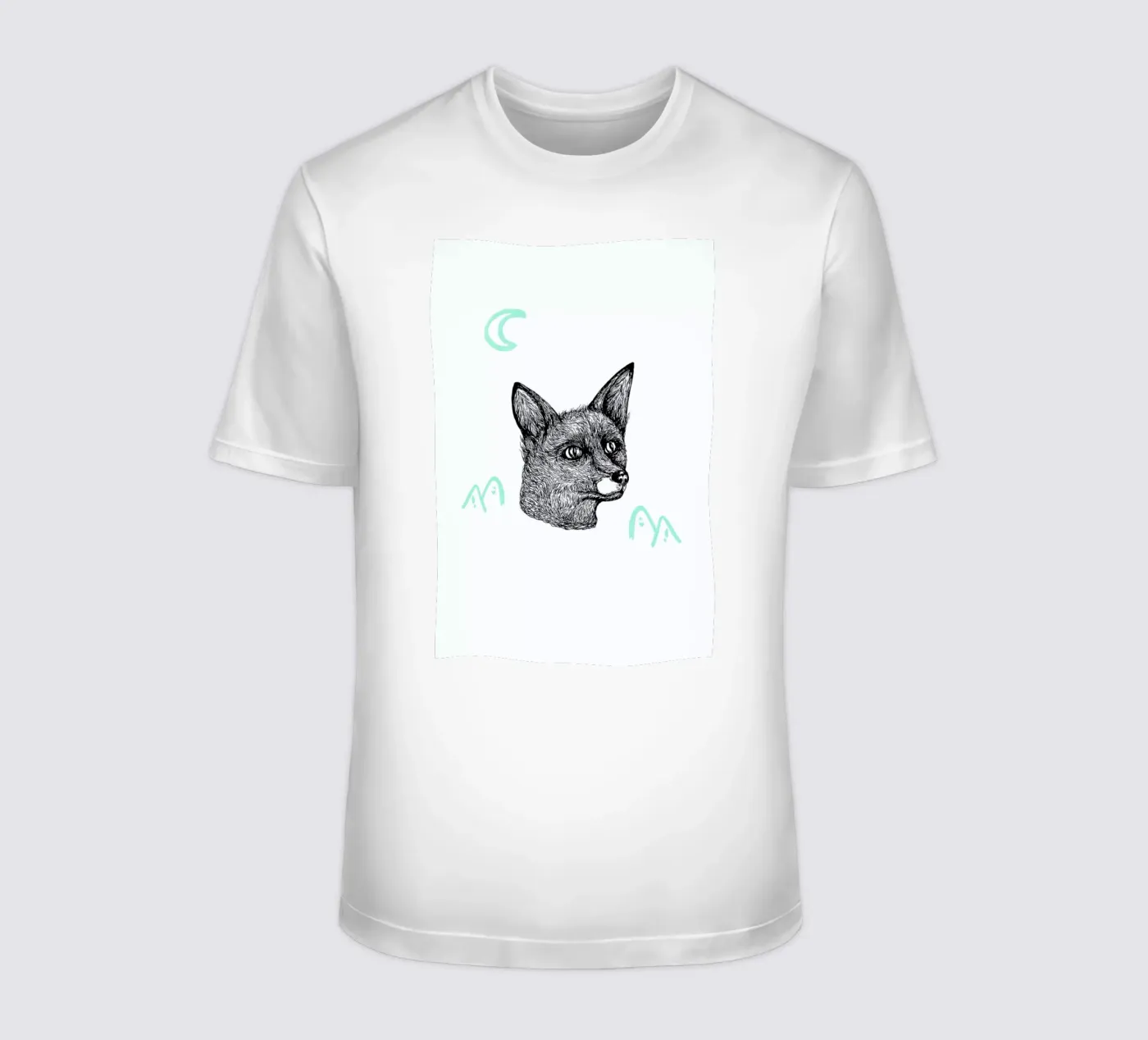 Celestial Fox t-shirt da Daniela Roessler