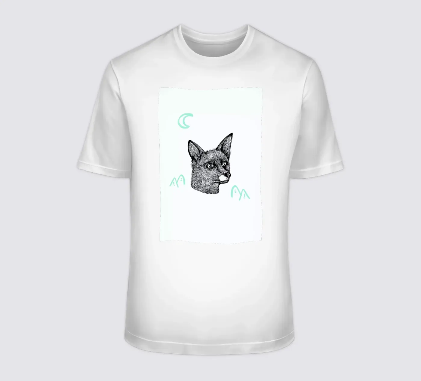 Celestial Fox t-shirt da Daniela Roessler