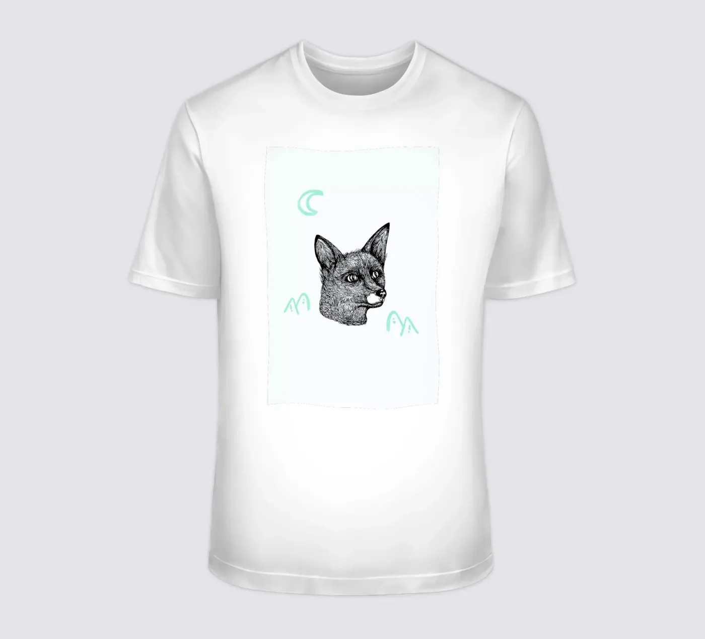 Celestial Fox t-shirt da Daniela Roessler