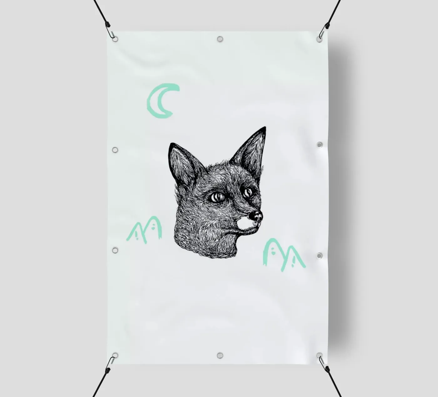 Celestial Fox telo in pvc da Daniela Roessler