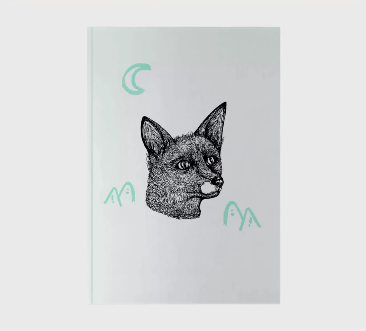Celestial Fox notebook by Daniela Roessler