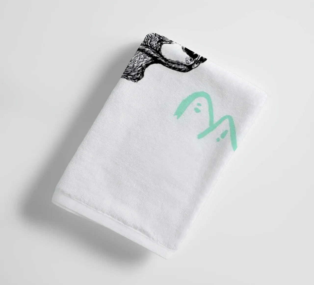 Celestial Fox badhanddoek van Daniela Roessler