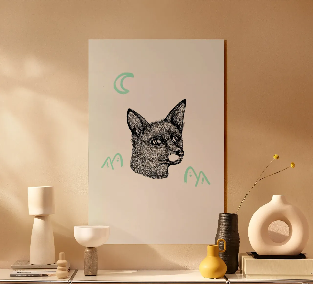 Celestial Fox plexiglass da Daniela Roessler