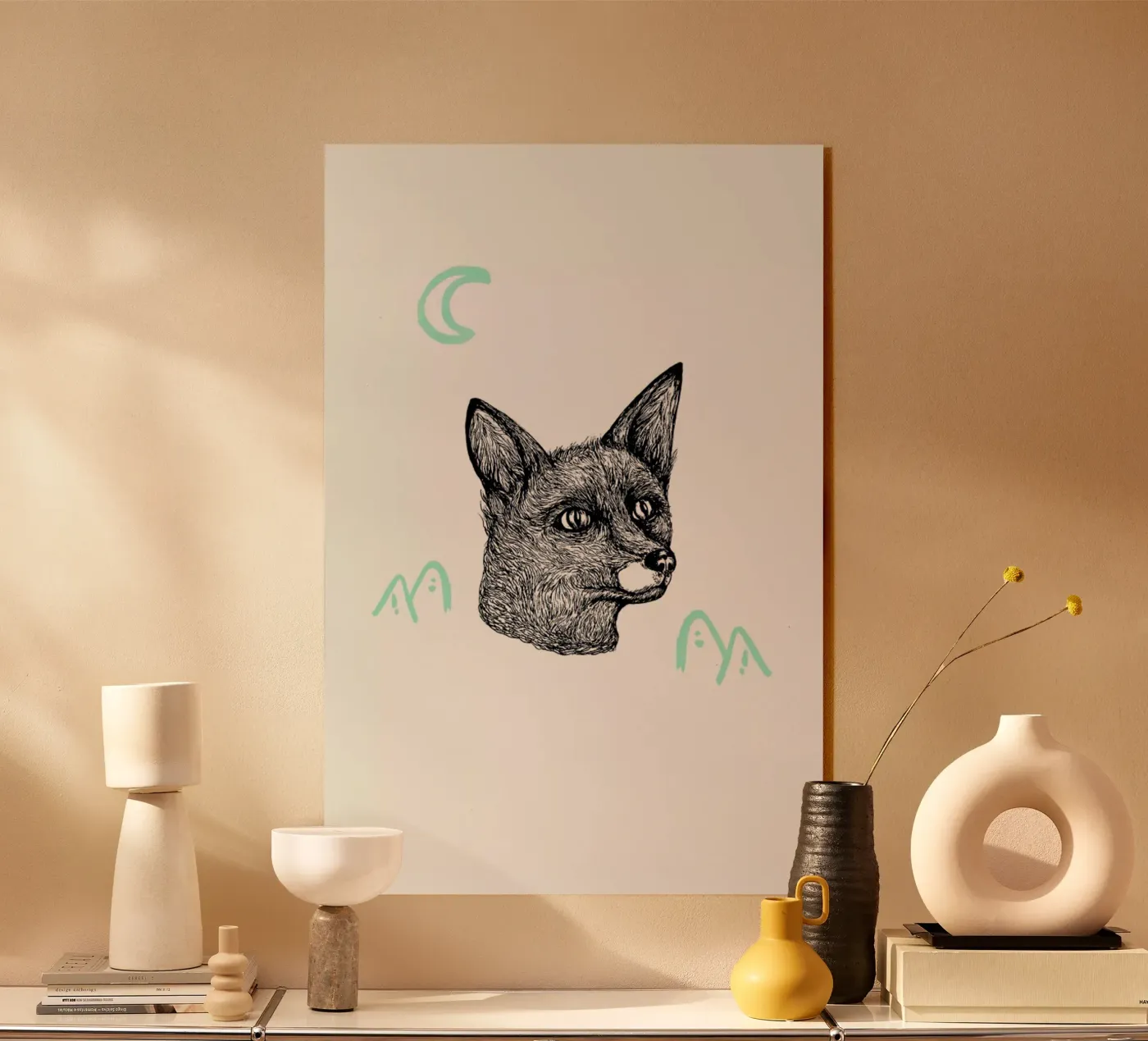 Celestial Fox plexiglass da Daniela Roessler