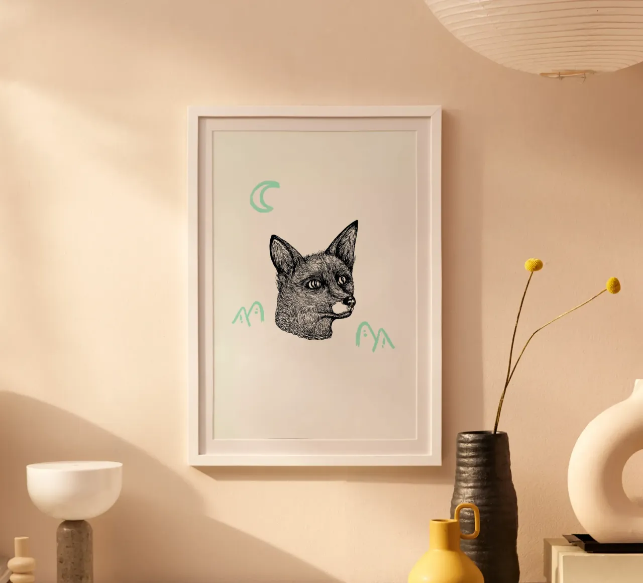 Celestial Fox poster da Daniela Roessler