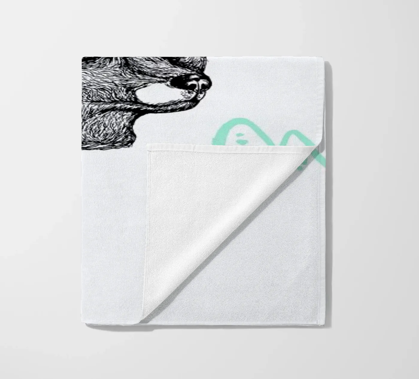 Celestial Fox beach towel by Daniela Roessler