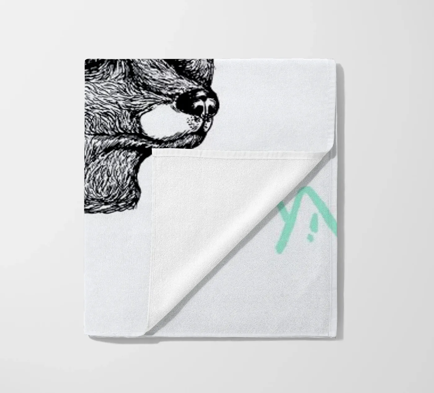 Celestial Fox beach towel by Daniela Roessler