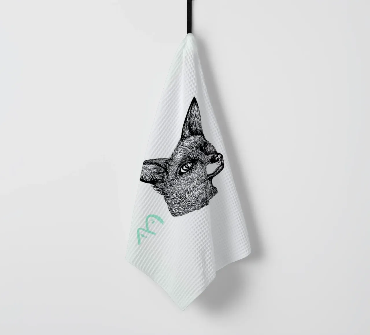 Celestial Fox Geschirrtuch von Daniela Roessler