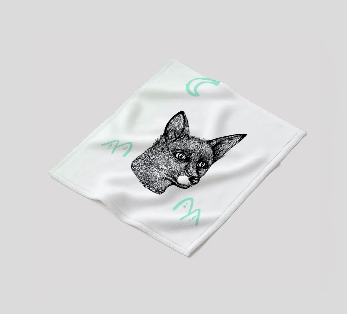 Celestial Fox coperta in pile da Daniela Roessler