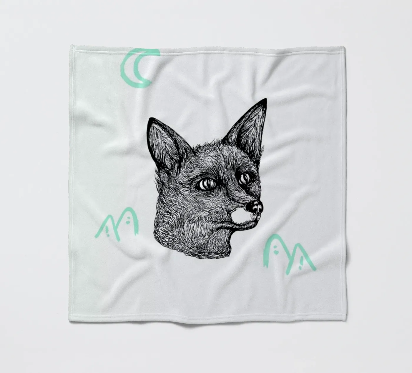 Celestial Fox coperta in pile da Daniela Roessler
