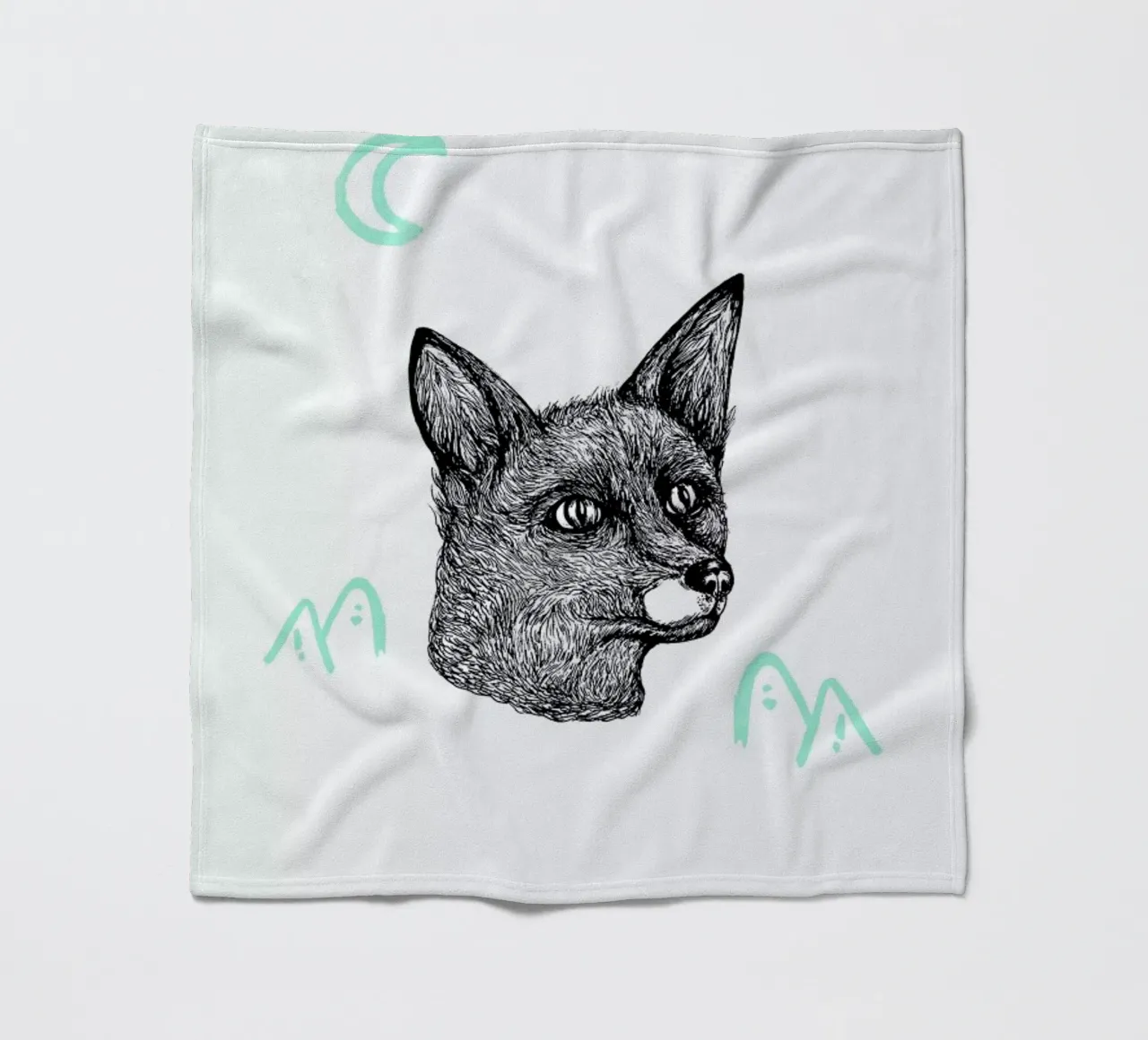 Celestial Fox Fleecedecke von Daniela Roessler