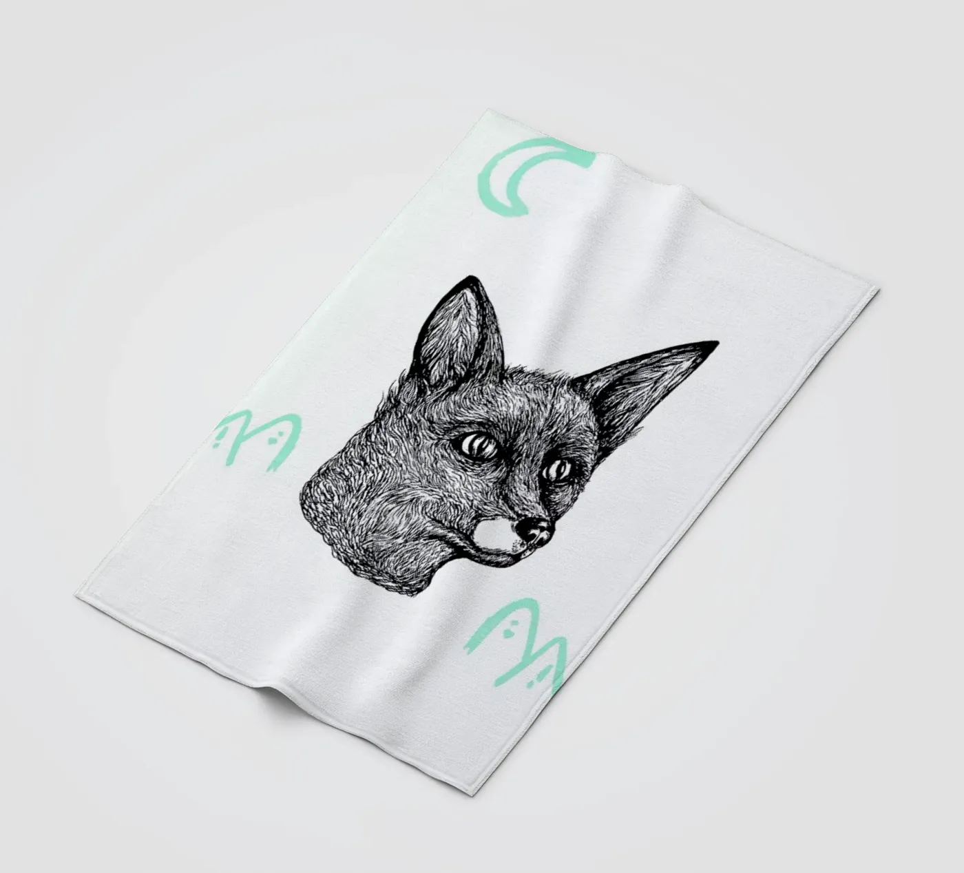 Celestial Fox coperta in pile da Daniela Roessler