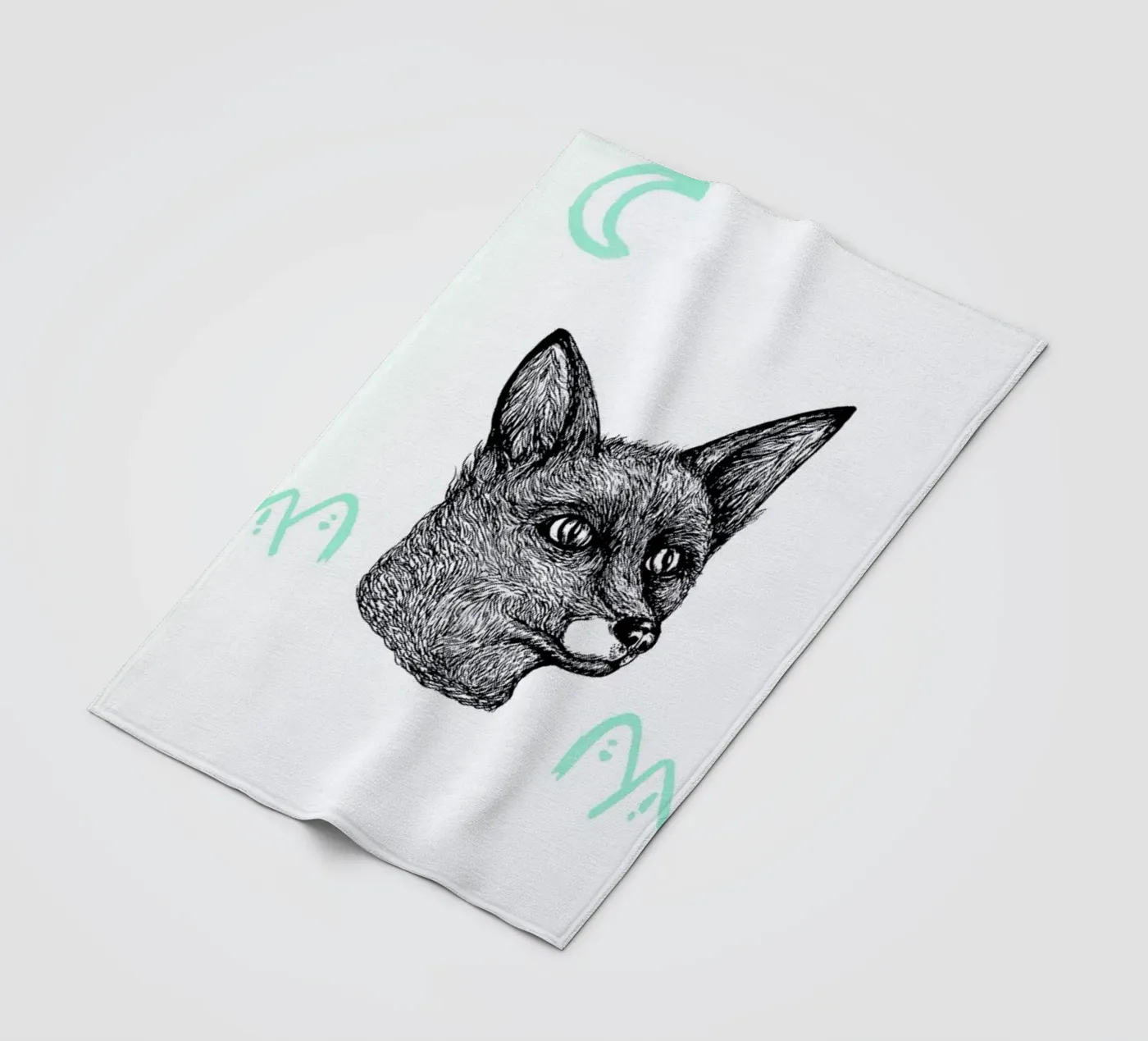 Celestial Fox coperta in pile da Daniela Roessler