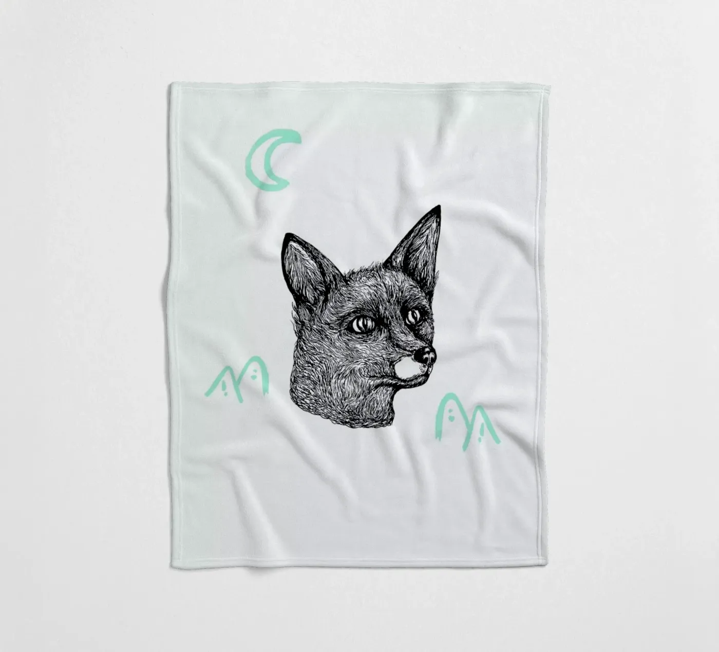 Celestial Fox coperta in pile da Daniela Roessler