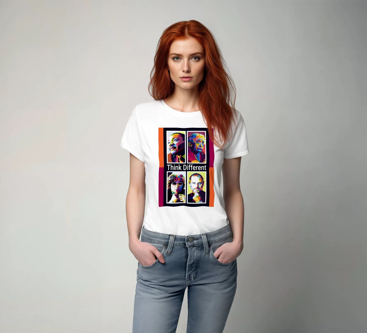 Think Different Style WPAP T-Shirt von KP Artwork
