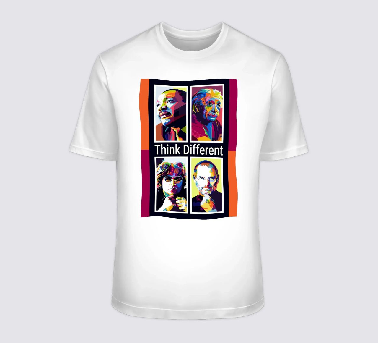 Think Different Style WPAP T-Shirt von KP Artwork