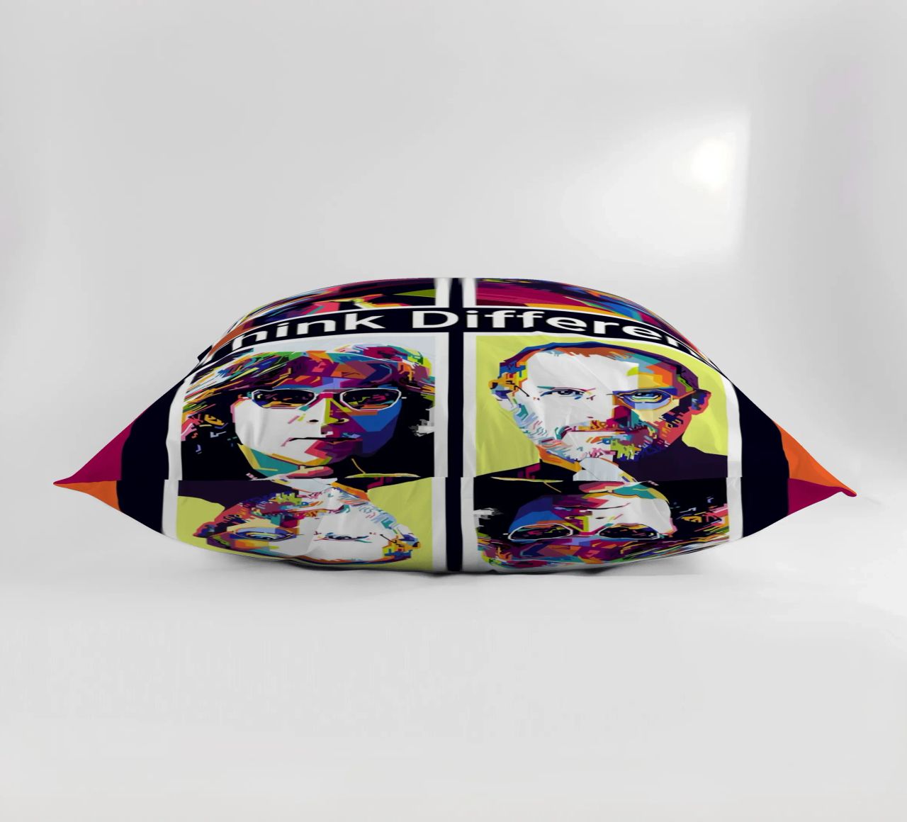 Pensare in modo diverso WPAP cuscino da KP Artwork