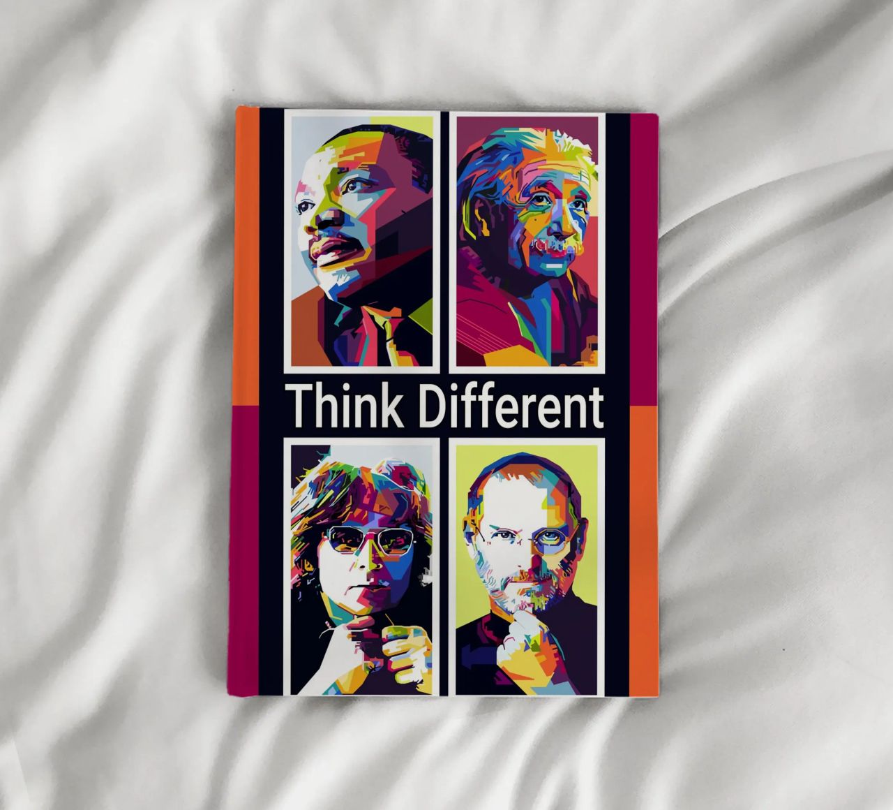 Think Different Style WPAP notebook by KP Artwork