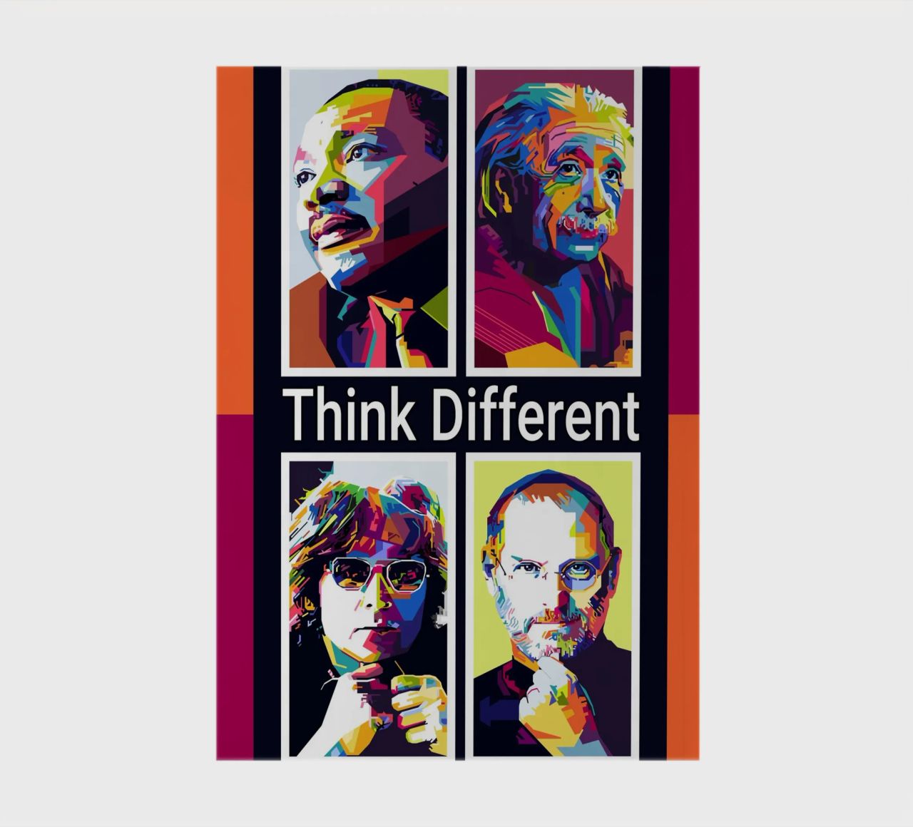Think Different Style WPAP notebook by KP Artwork