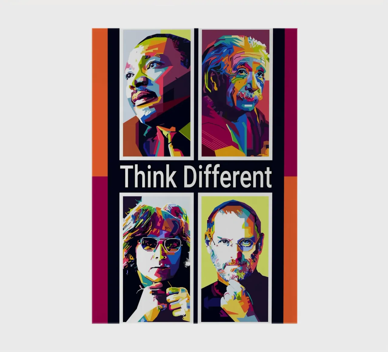 Penser différemment WPAP carnet de notes de KP Artwork