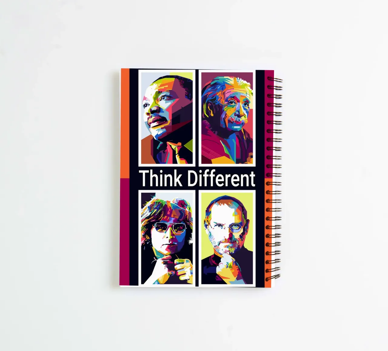 Penser différemment WPAP carnet à spirale de KP Artwork
