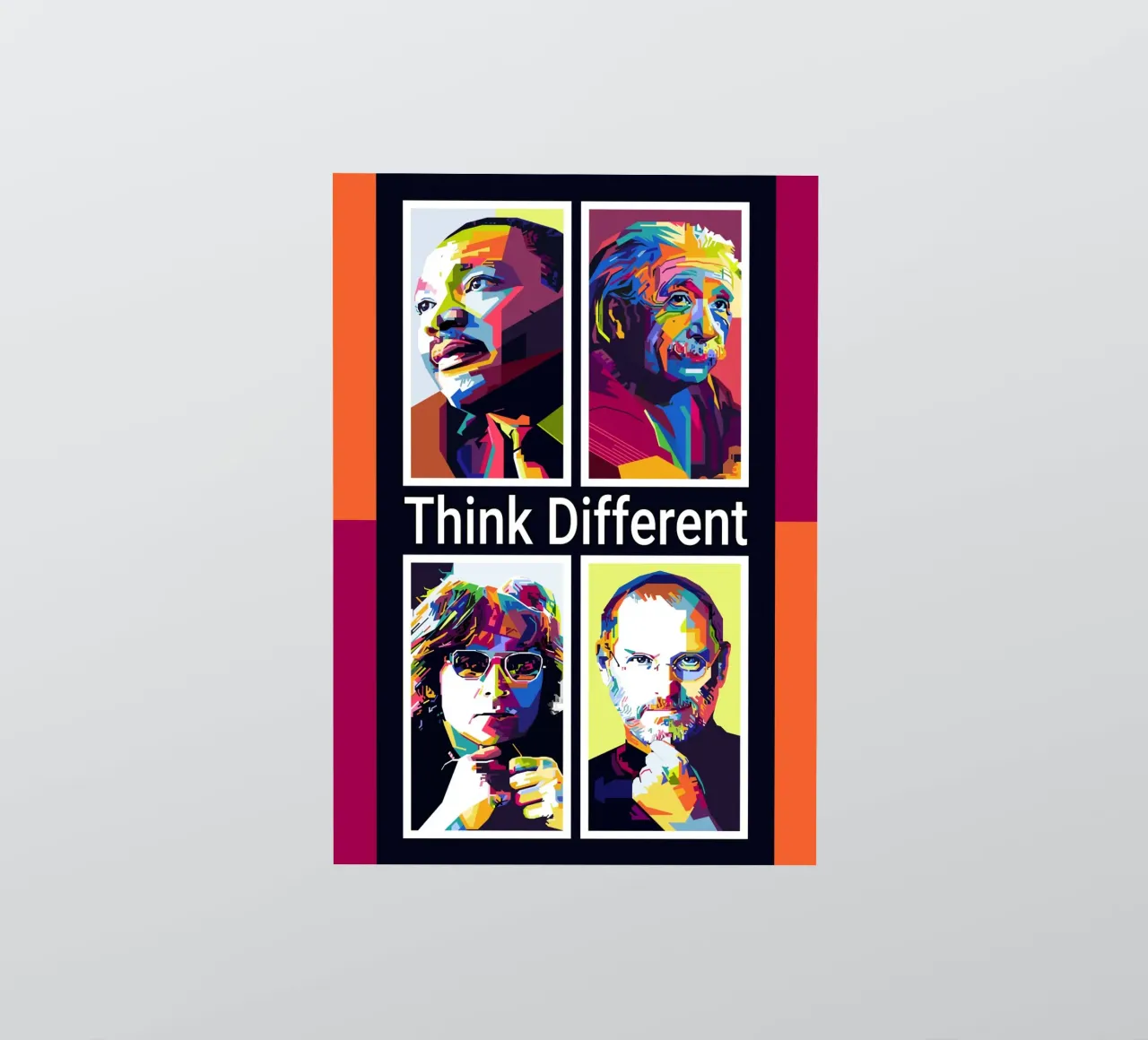 Penser différemment WPAP autocollant de KP Artwork