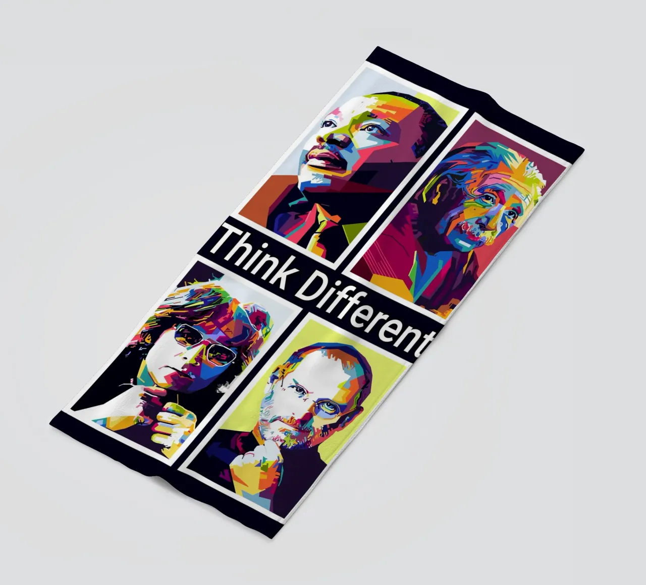 Pensar diferente WPAP toalla de playa de KP Artwork
