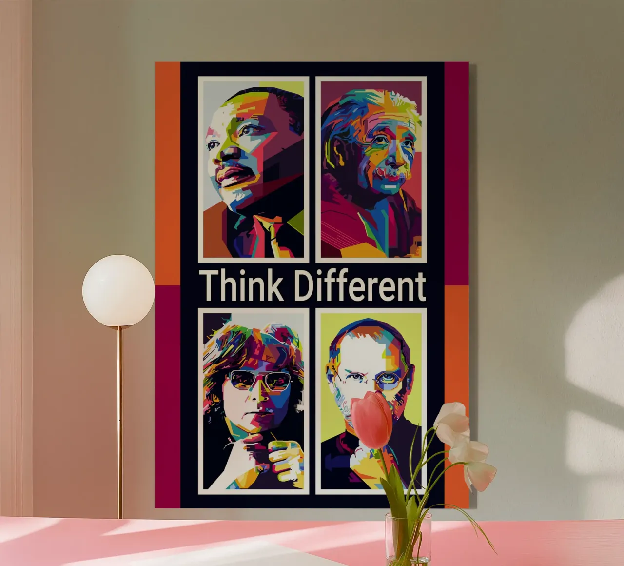 Pensar diferente WPAP metacrilato de KP Artwork
