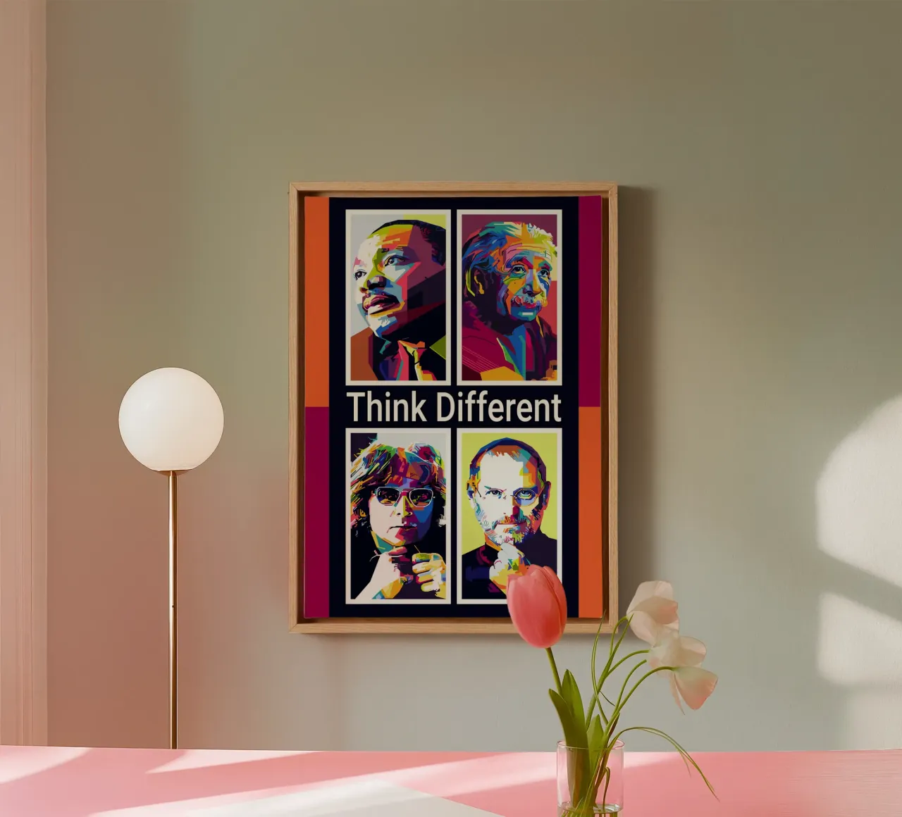 Penser différemment WPAP toile de KP Artwork