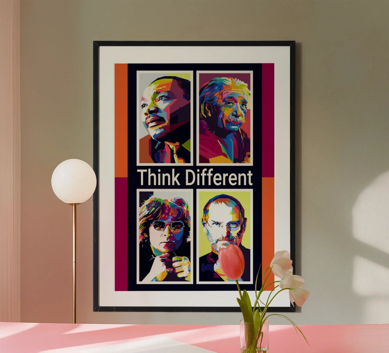 Think Different Style WPAP Hahnemühle von KP Artwork