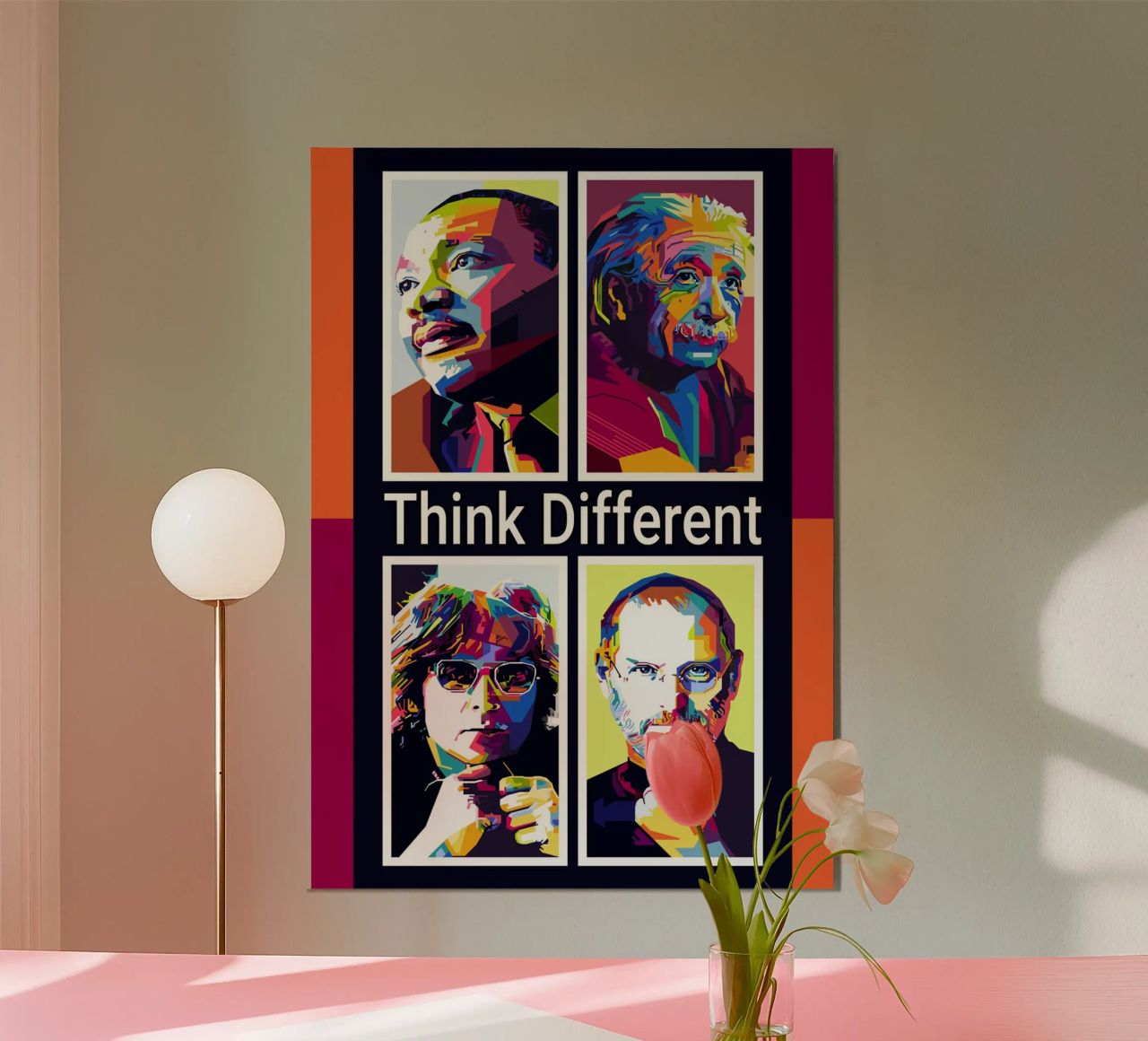 Think Different Style WPAP Hahnemühle von KP Artwork