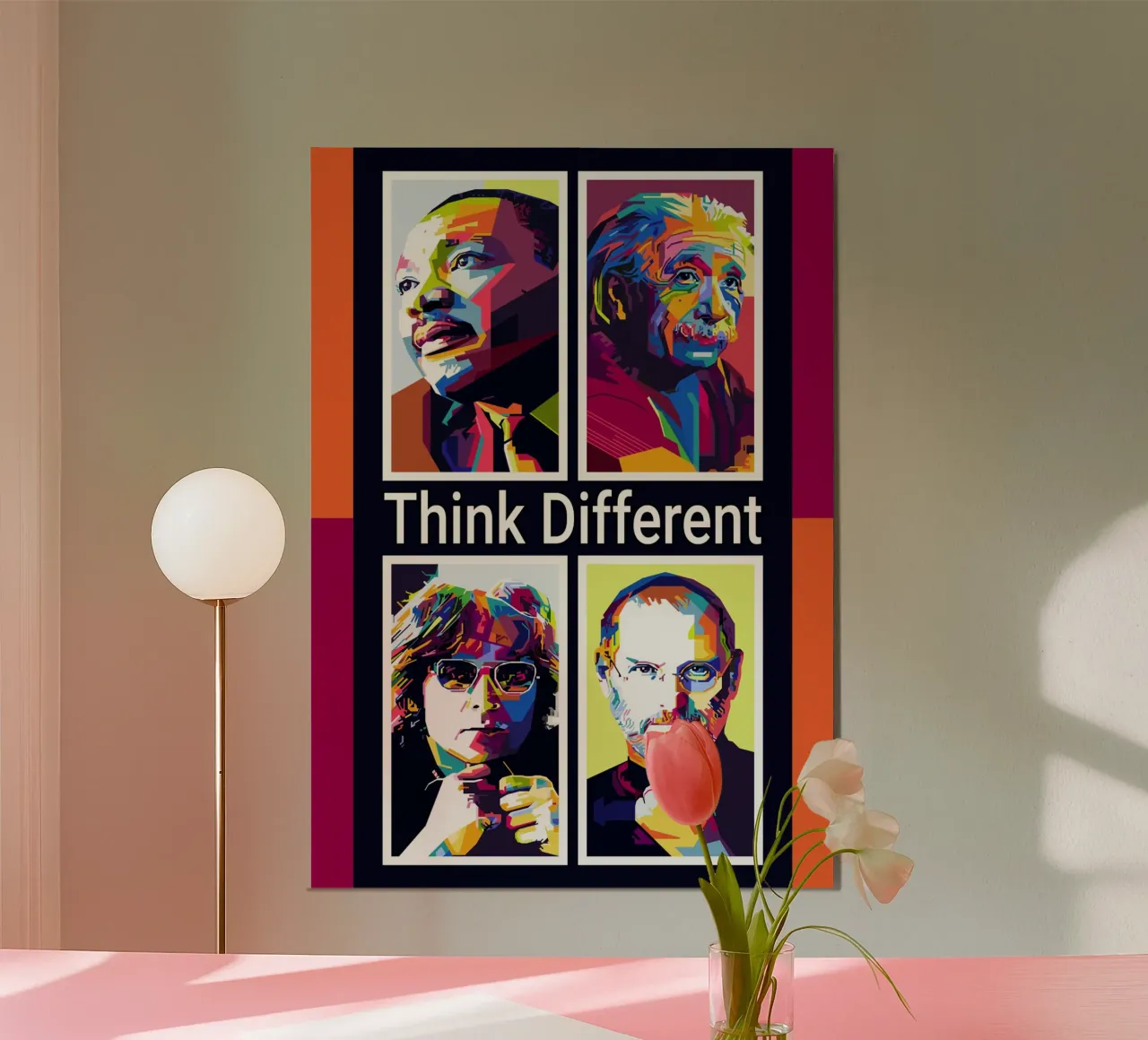 Think Different Style WPAP Hahnemühle von KP Artwork