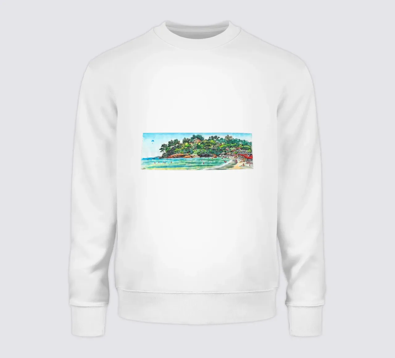 Spiaggia di Pramousquier felpa da C.WILL