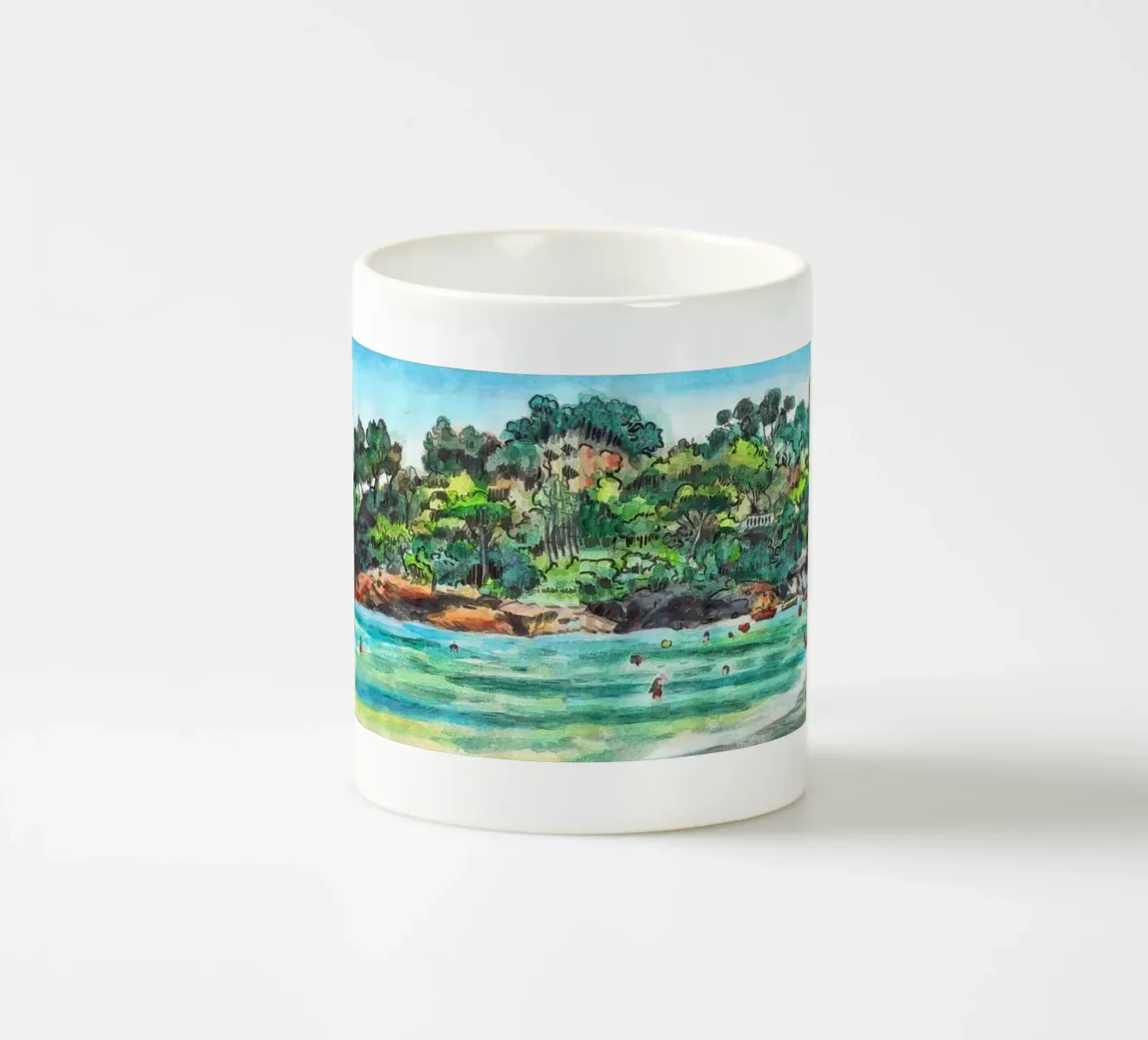 Spiaggia di Pramousquier tazza in ceramica da C.WILL