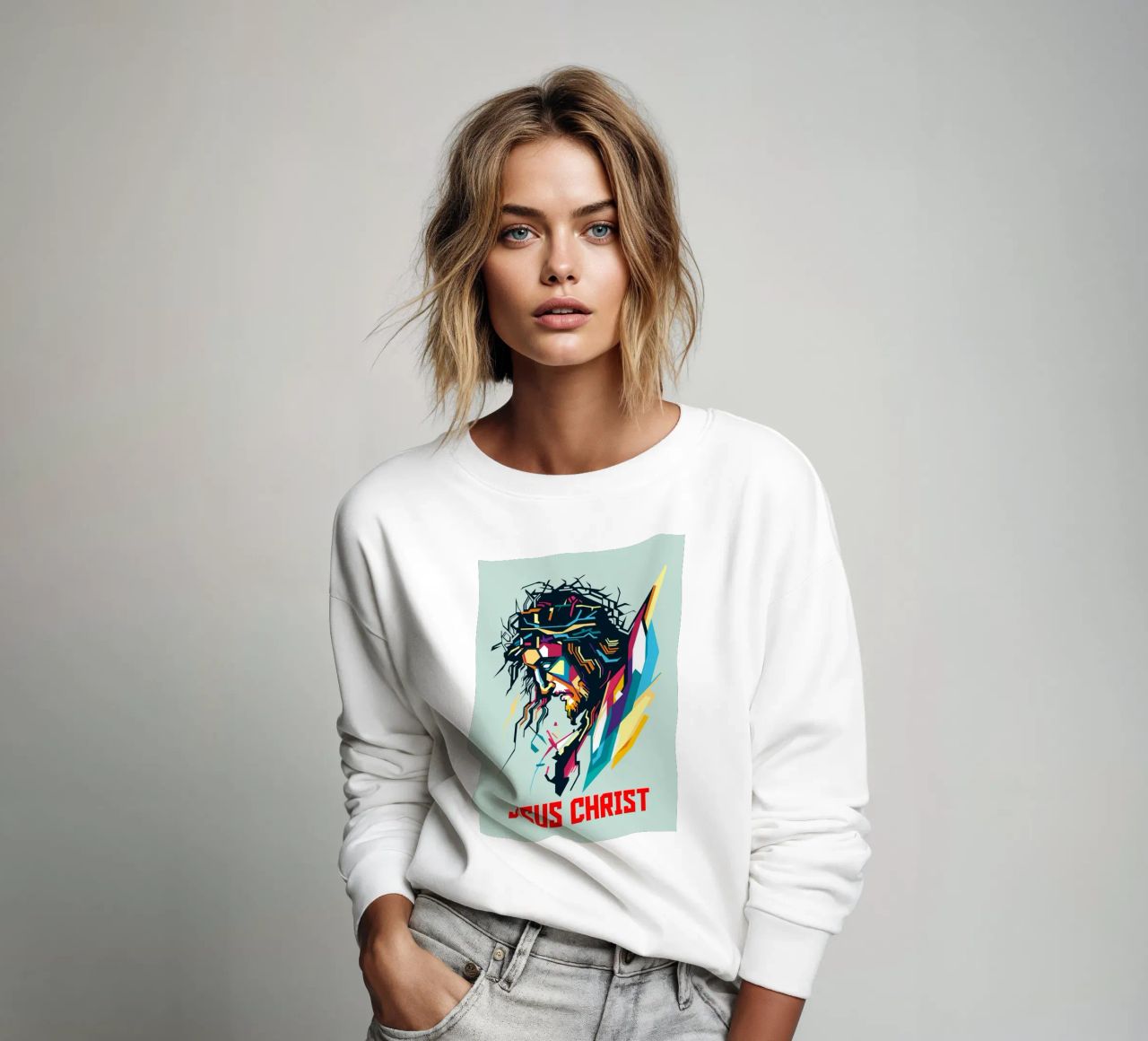 Stile Gesù Cristo WPAP felpa da KP Artwork