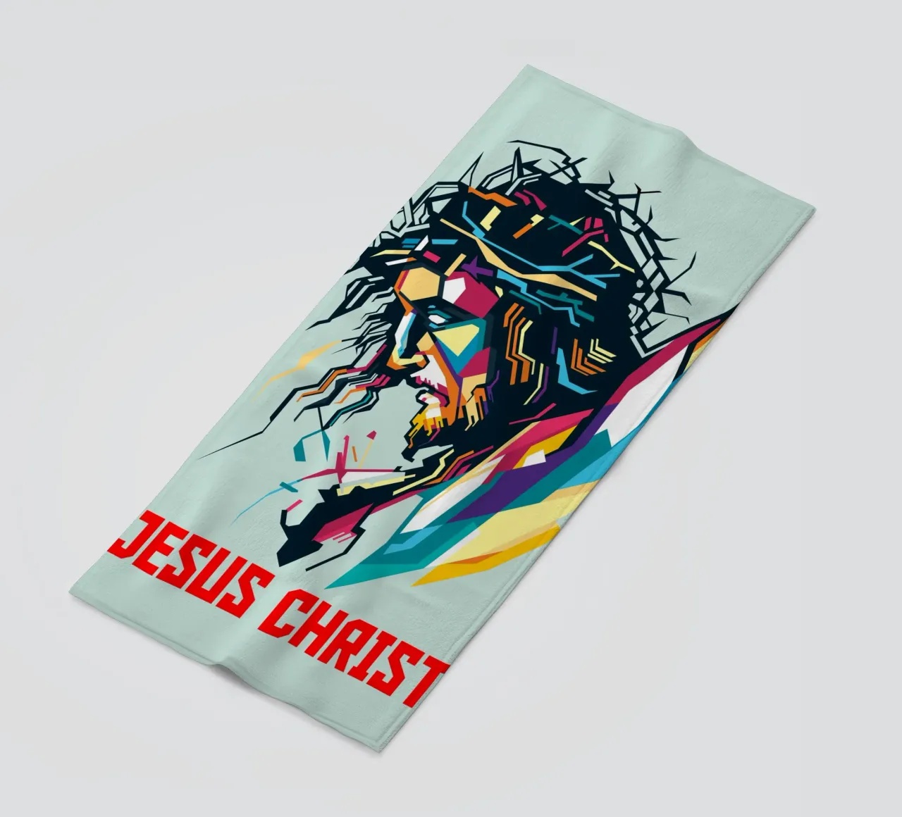 Stile Gesù Cristo WPAP telo mare da KP Artwork