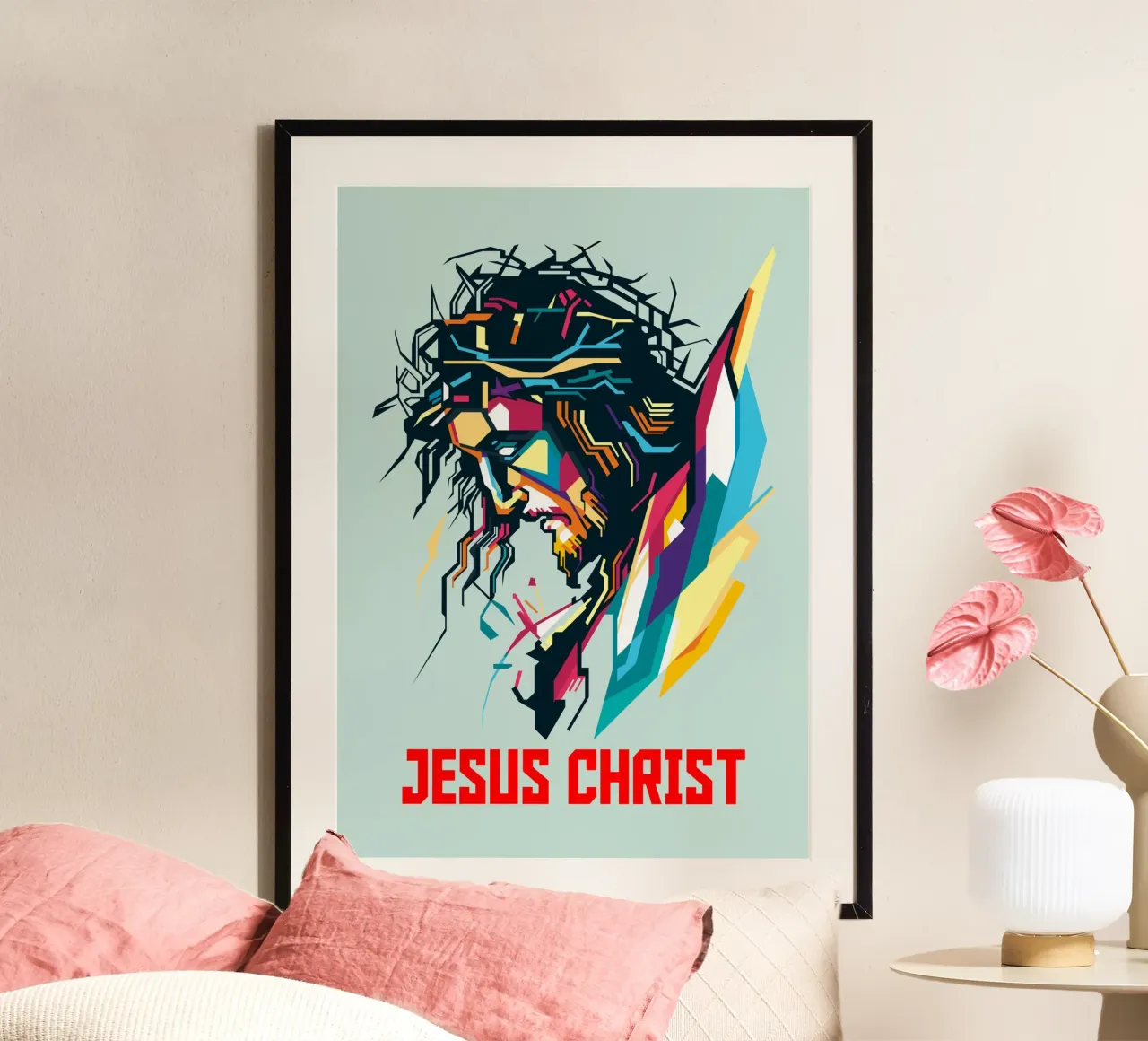 Stile Gesù Cristo WPAP poster da KP Artwork