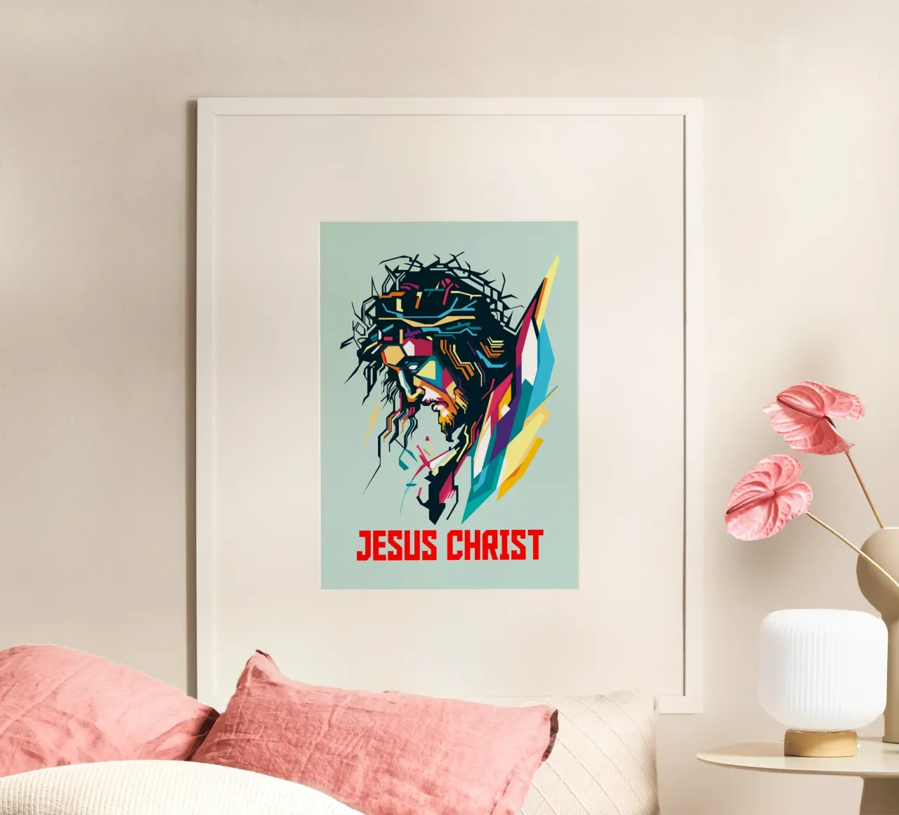 Stile Gesù Cristo WPAP poster da KP Artwork