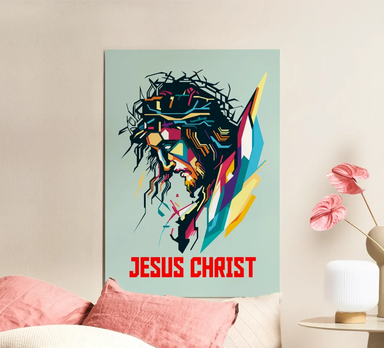 Stile Gesù Cristo WPAP poster da KP Artwork