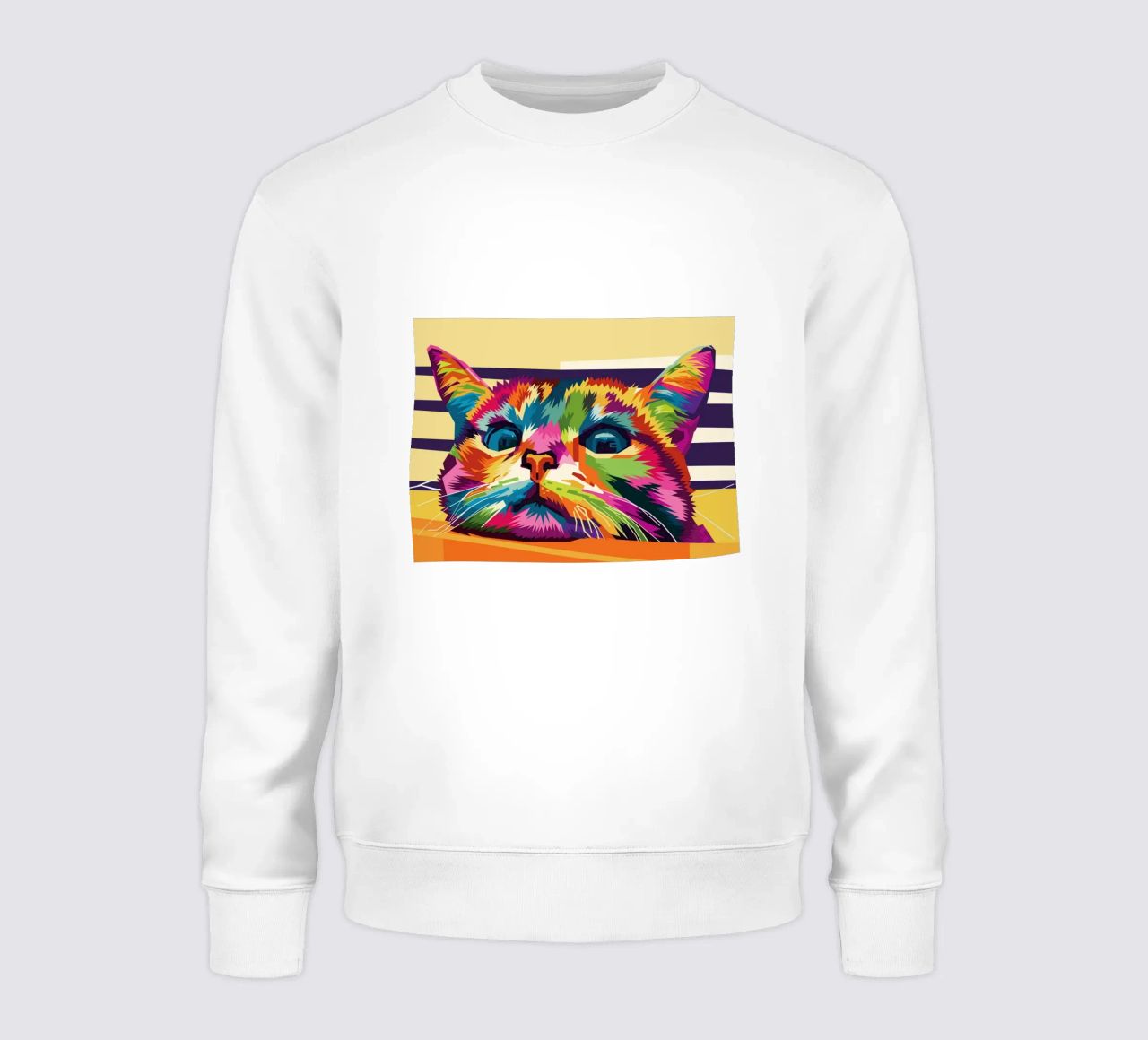 Stile gatto WPAP felpa da KP Artwork