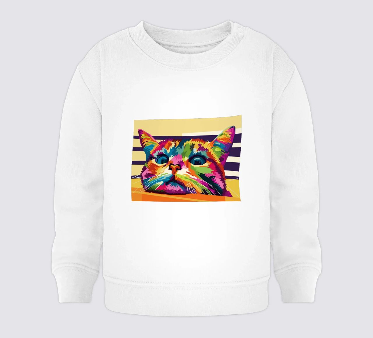 Stile gatto WPAP felpa neonato da KP Artwork