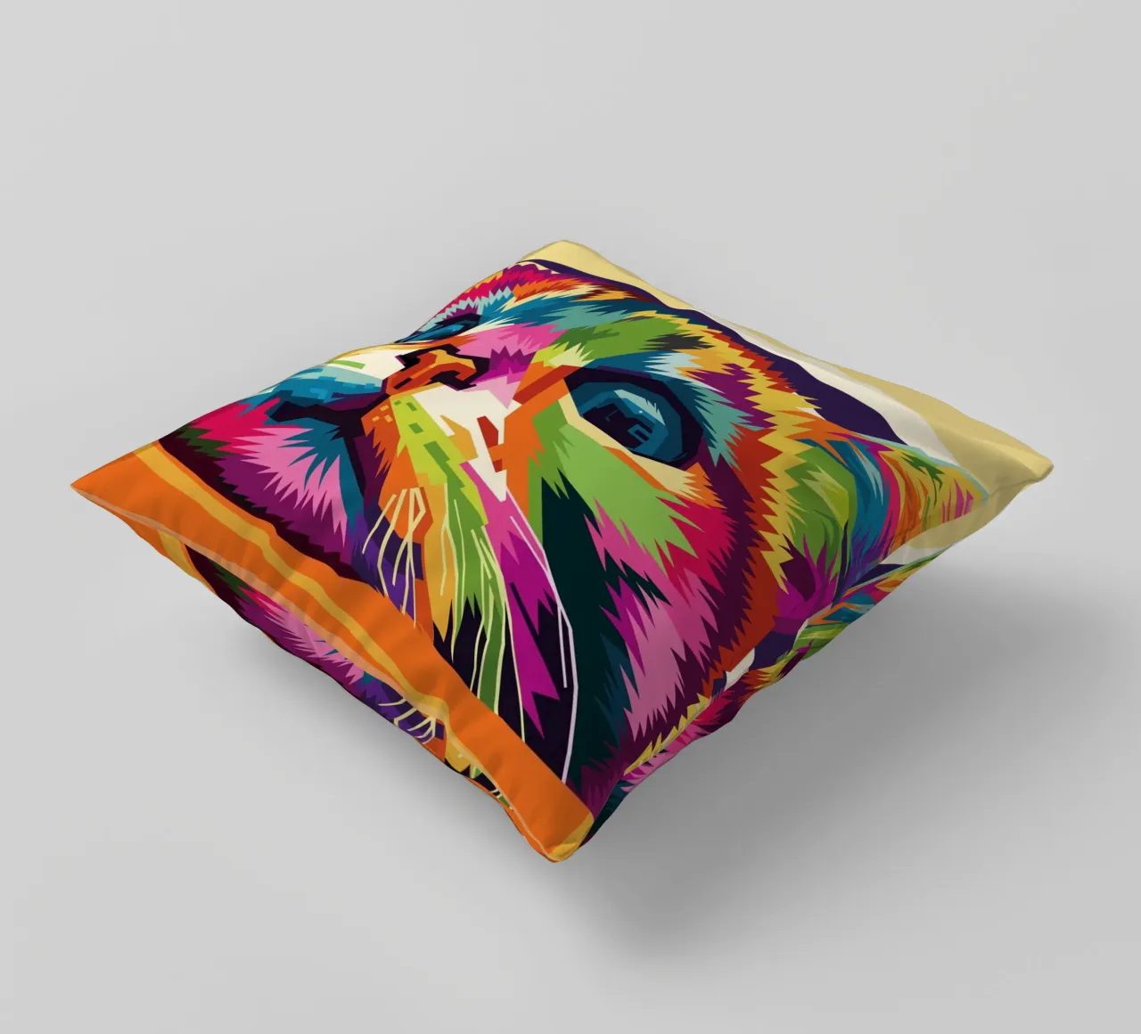 Stile gatto WPAP cuscino da KP Artwork